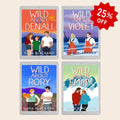 Book cover for Wild Hearts of Alaska Rom-com eBook Bundle by Sara Blackard, clean romantic comedy ebook