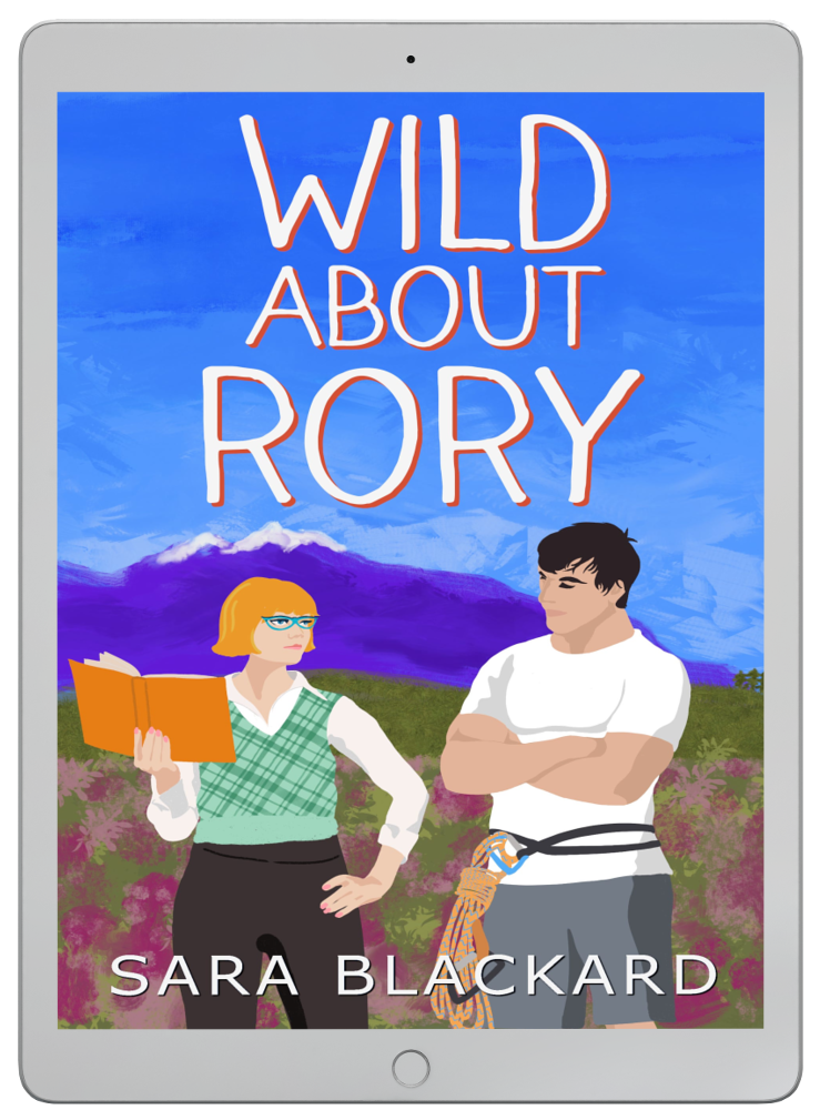 Book cover for Wild About Rory by Sara Blackard, clean romantic comedy ebook in Wild Hearts of Alaska